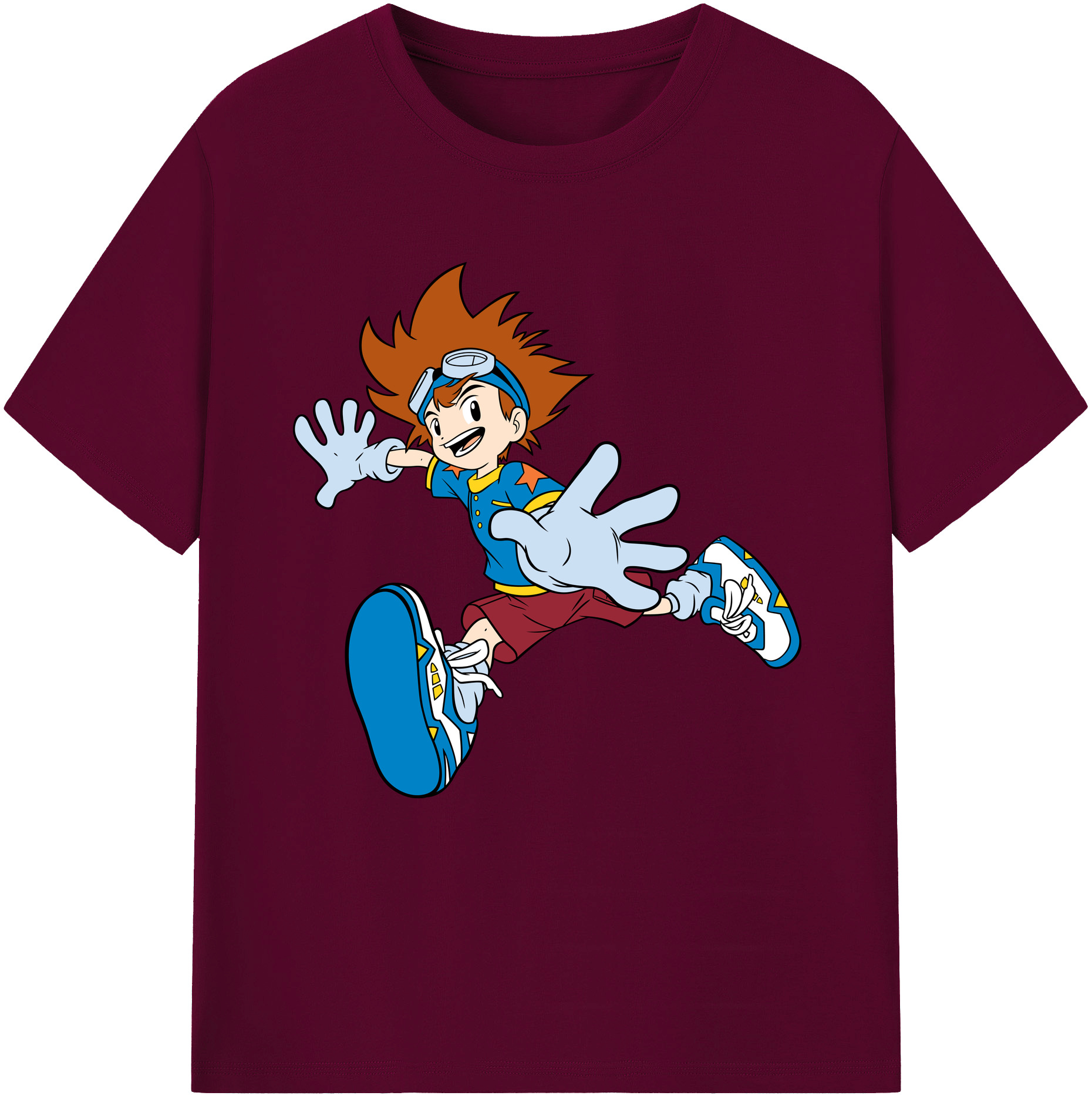 （画像用） Digimon デジタルモンスター/デジモン レディースカジュアルプリントTシャツ（綿100％）